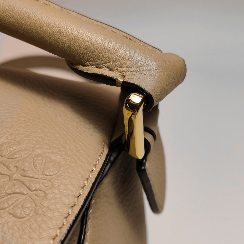 Loewe Puzzle Small Grained Calfskin Beige