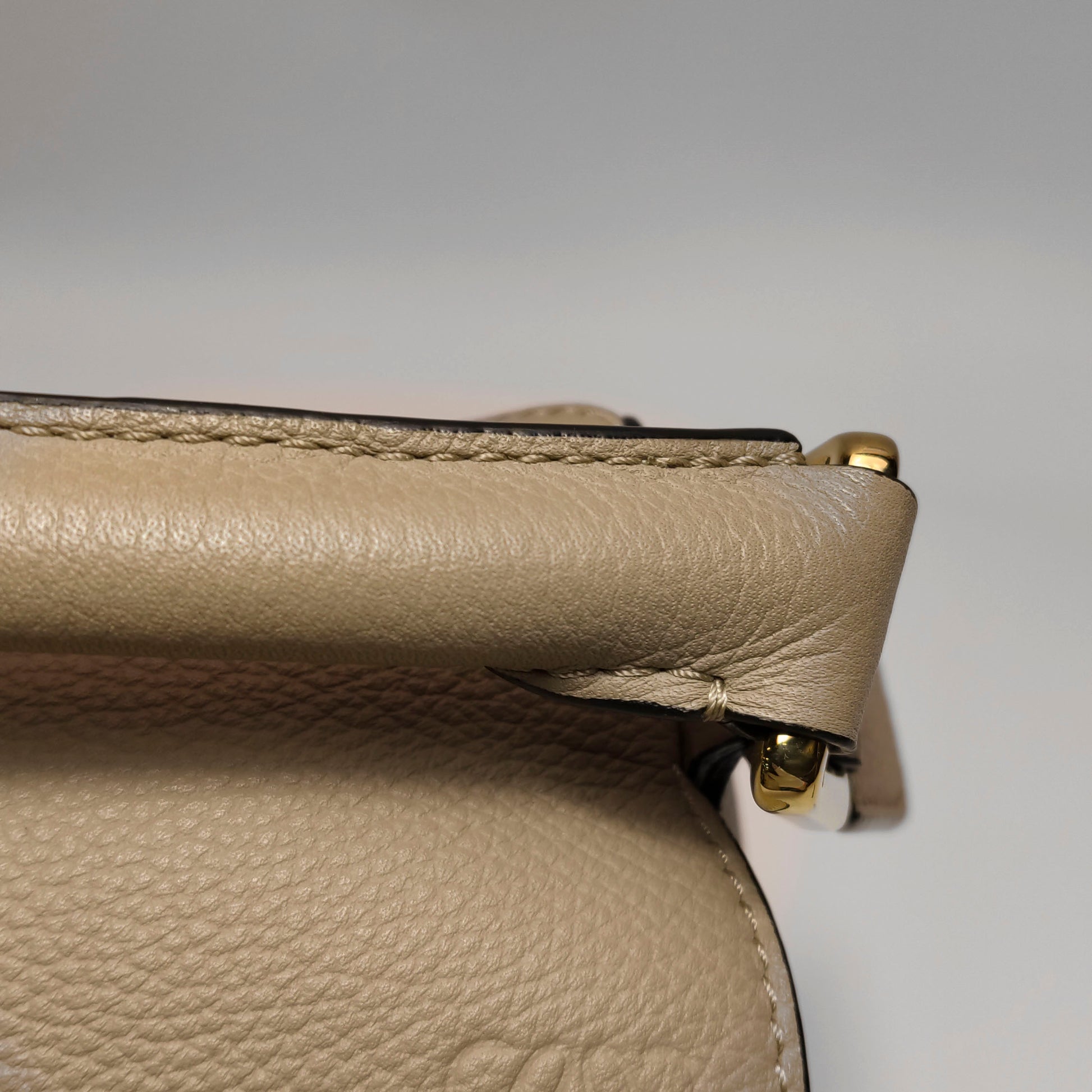 Loewe Puzzle Small Grained Calfskin Beige
