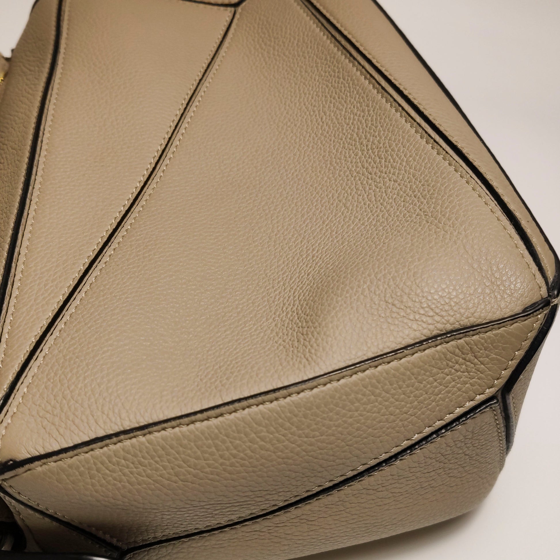 Loewe Puzzle Small Grained Calfskin Beige