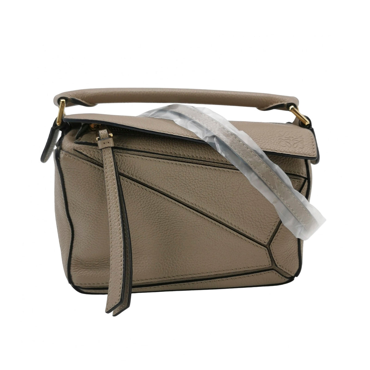 Loewe Puzzle Mini Light Beige Grained Calfskin