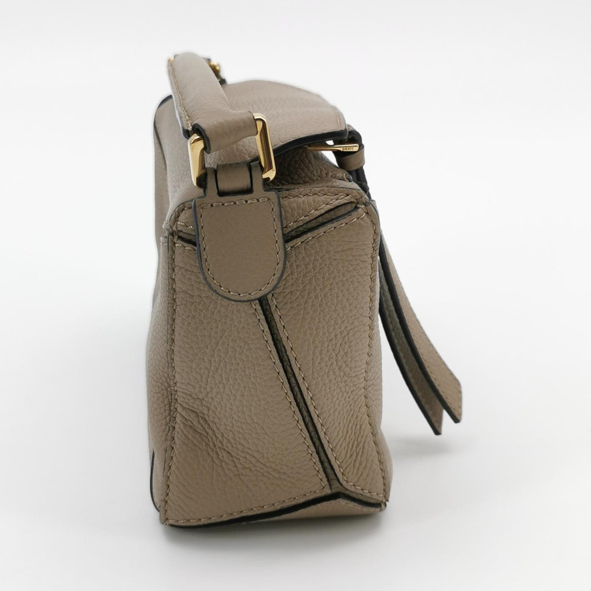 Loewe Puzzle Mini Light Beige Grained Calfskin