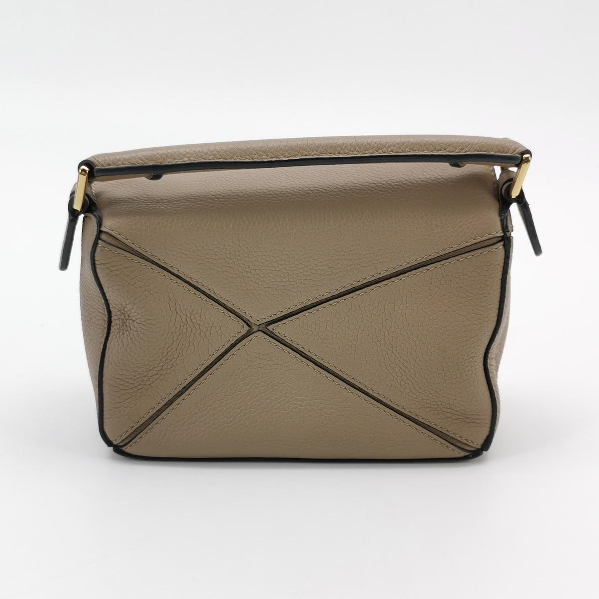 Loewe Puzzle Mini Light Beige Grained Calfskin