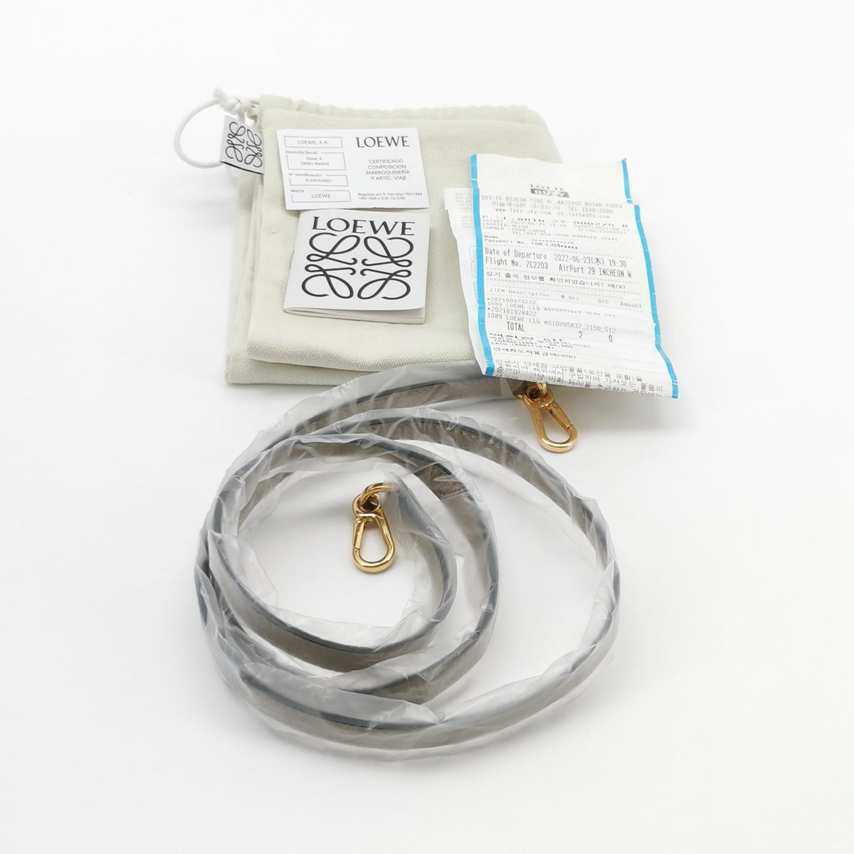 Loewe Puzzle Mini Light Beige Grained Calfskin