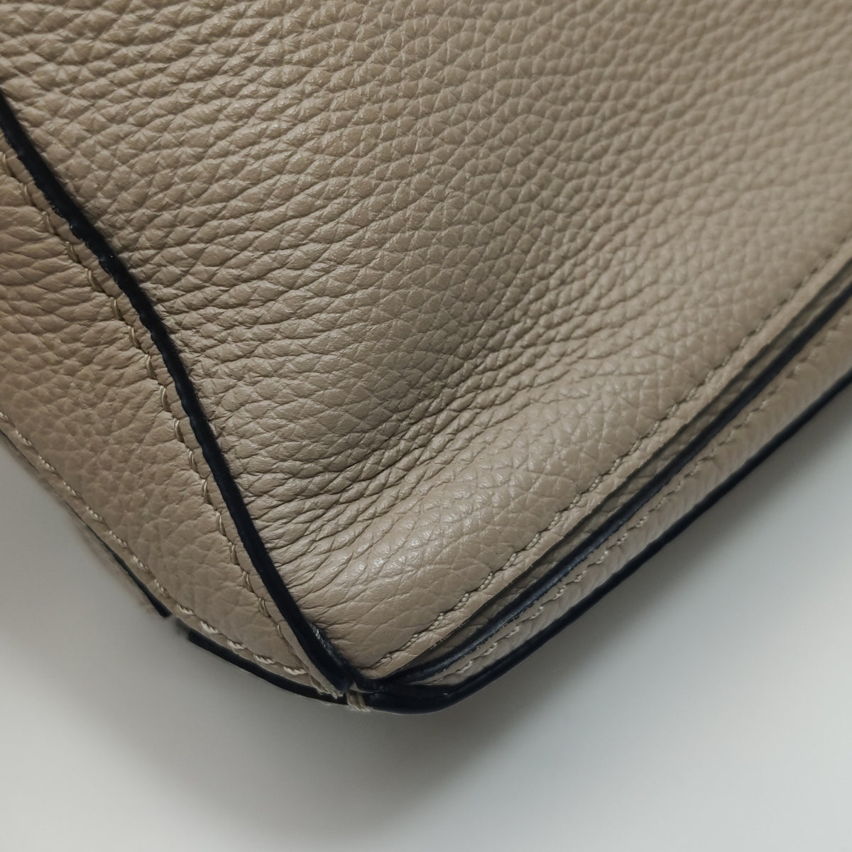 Loewe Puzzle Mini Light Beige Grained Calfskin
