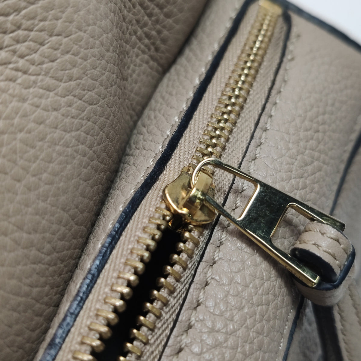 Loewe Puzzle Mini Light Beige Grained Calfskin
