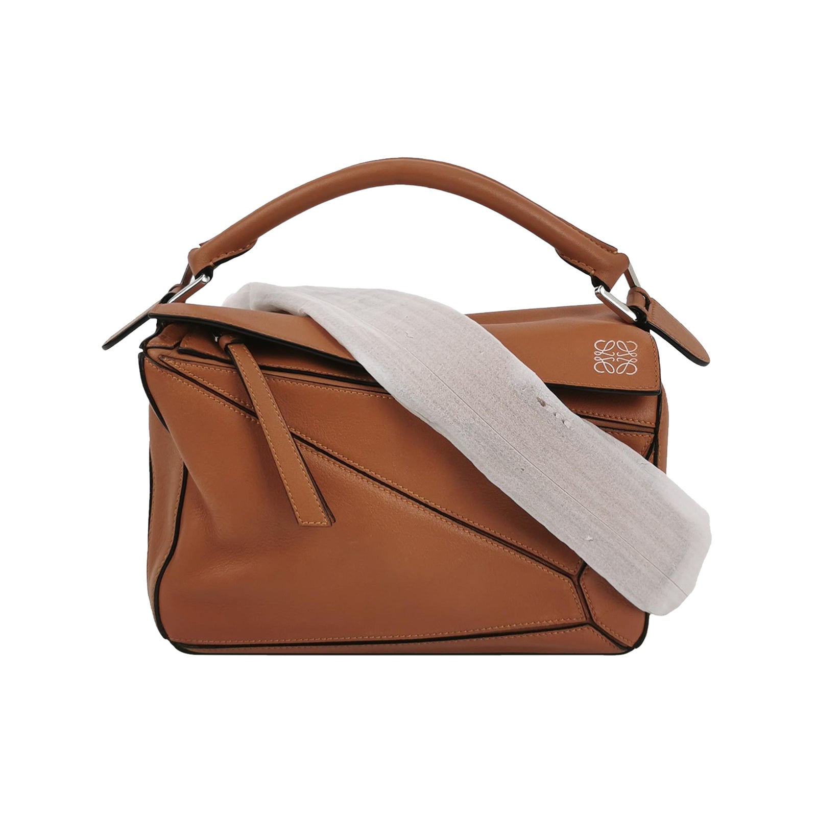 Loewe Puzzle Small Classic Calfskin Tan SHW