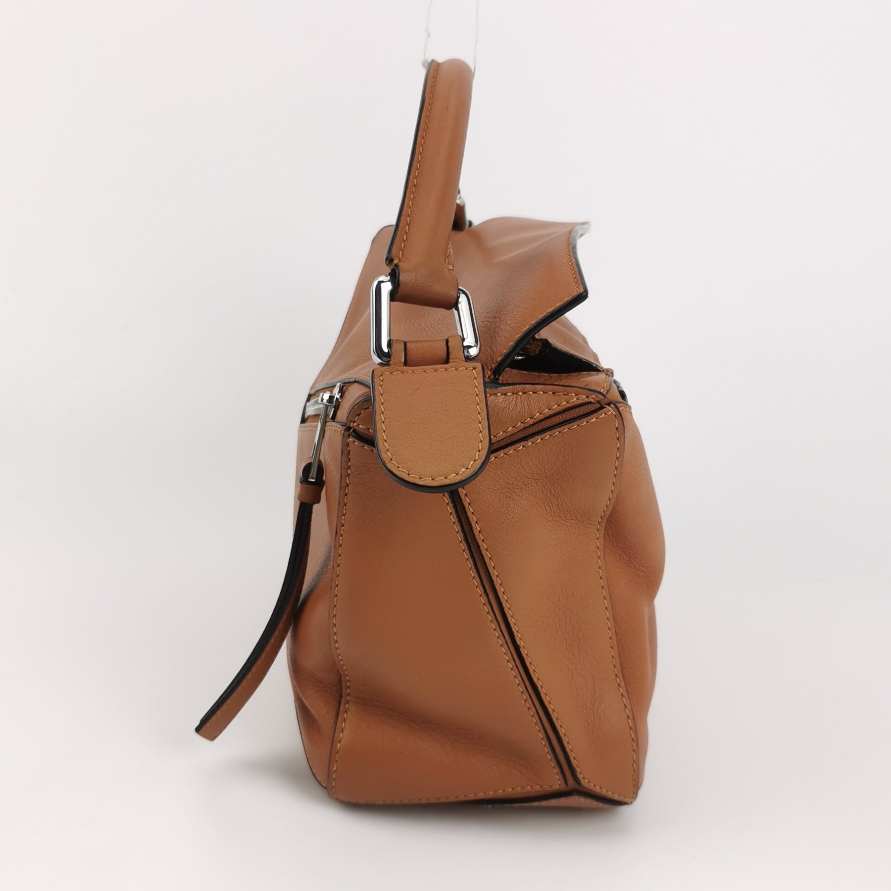 Loewe Puzzle Small Classic Calfskin Tan SHW