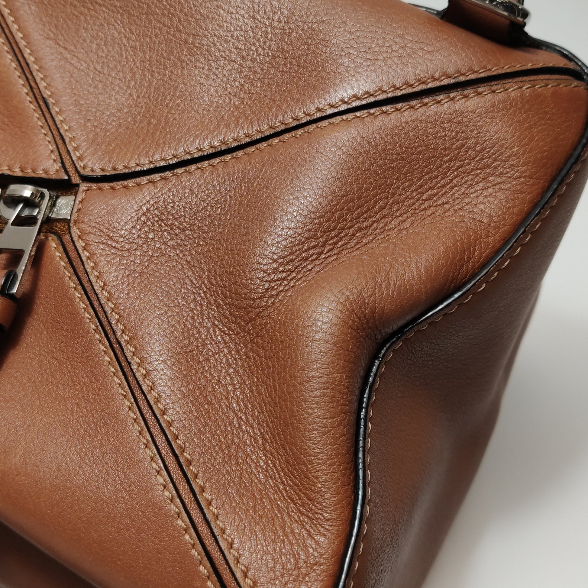 Loewe Puzzle Small Classic Calfskin Tan SHW