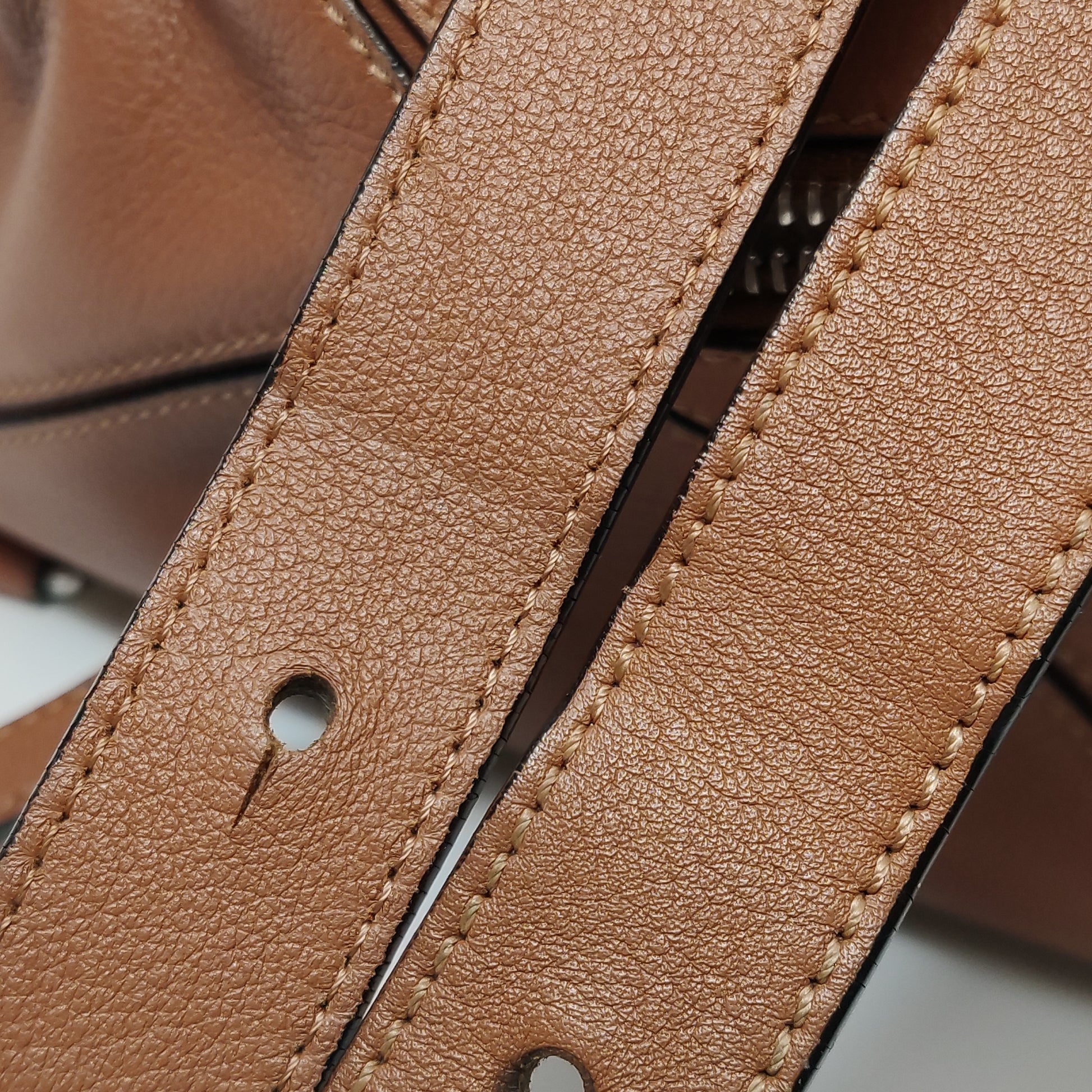 Loewe Puzzle Small Classic Calfskin Tan SHW