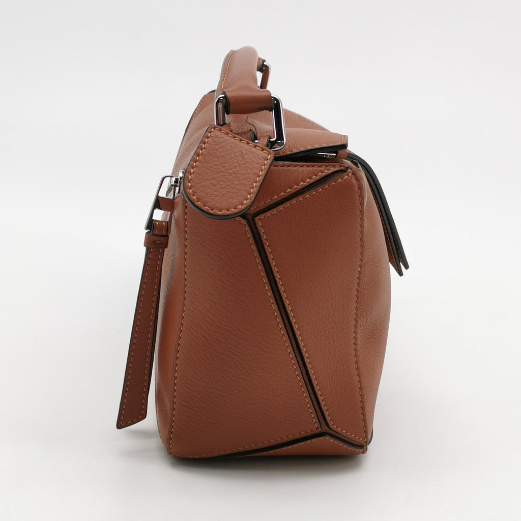 Loewe Puzzle Small Classic Calfskin Tan