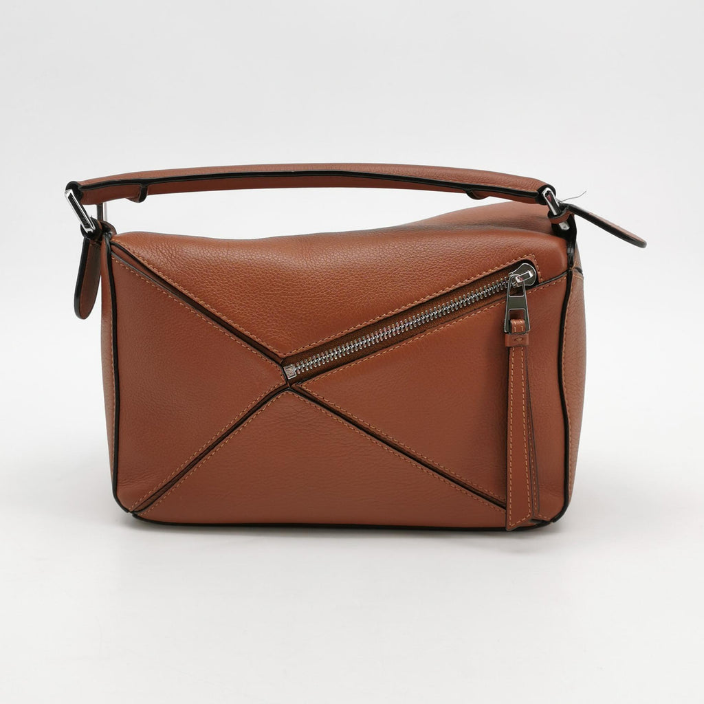 Loewe Puzzle Small Classic Calfskin Tan