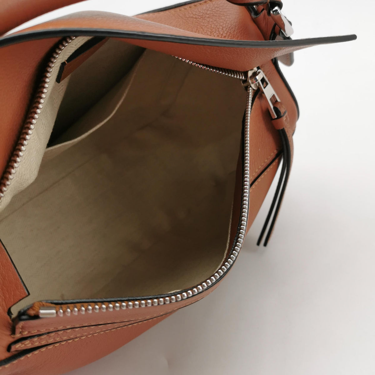 Loewe Puzzle Small Classic Calfskin Tan