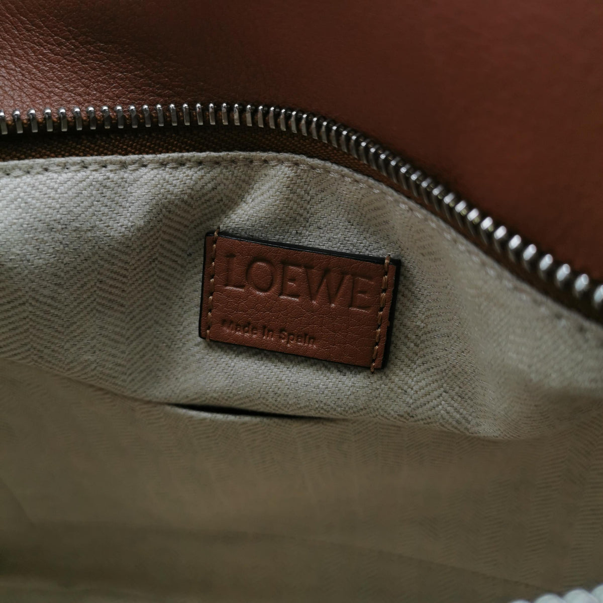 Loewe Puzzle Small Classic Calfskin Tan