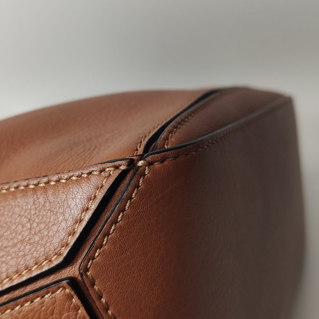 Loewe Puzzle Small Classic Calfskin Tan