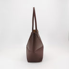 Loewe Puzzle Fold Tote Medium Dark Burgundy