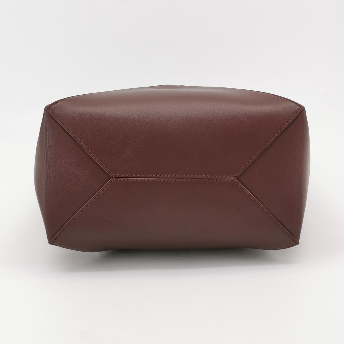 Loewe Puzzle Fold Tote Medium Dark Burgundy