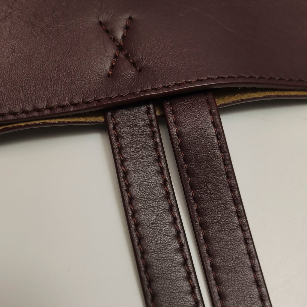Loewe Puzzle Fold Tote Medium Dark Burgundy