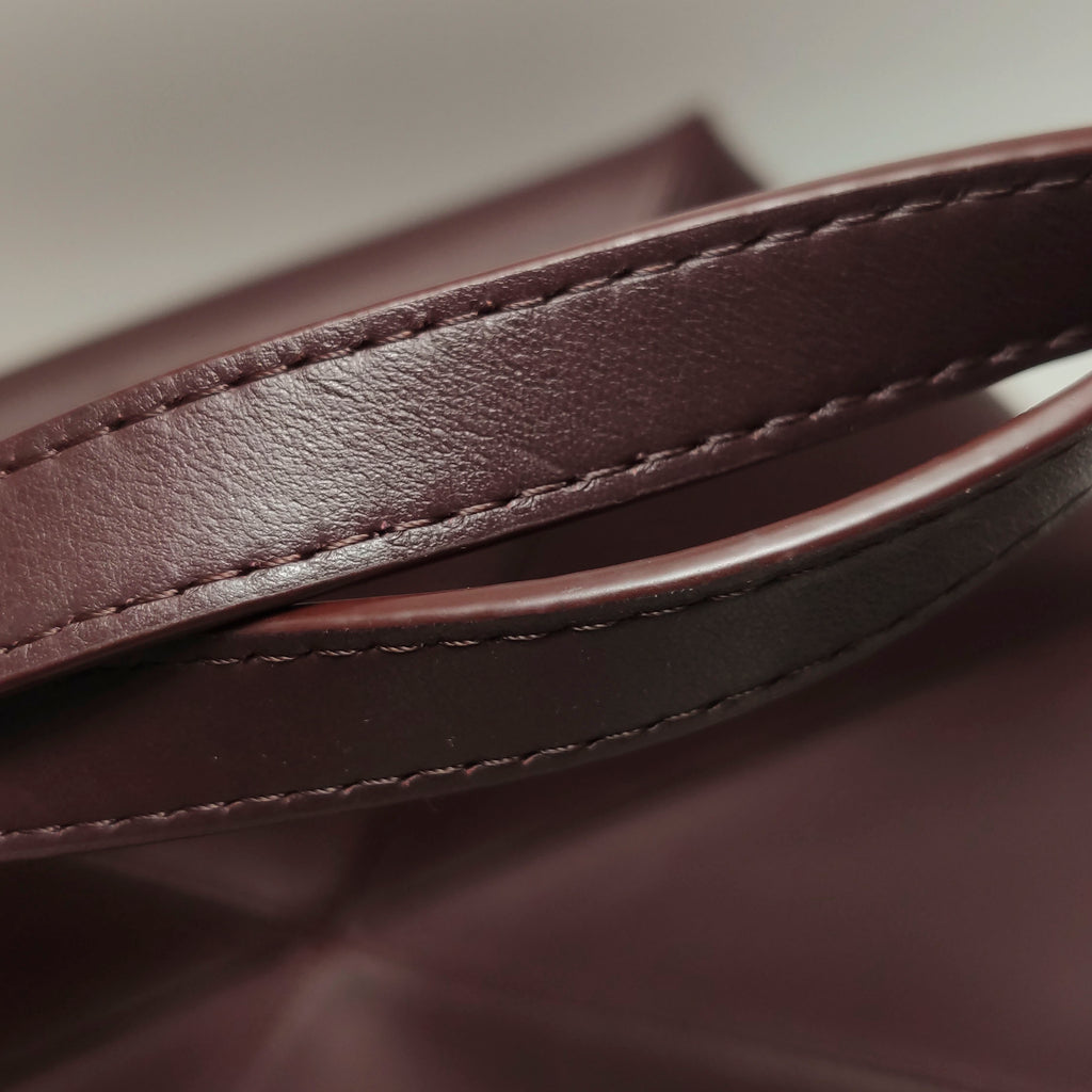 Loewe Puzzle Fold Tote Medium Dark Burgundy