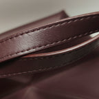 Loewe Puzzle Fold Tote Medium Dark Burgundy