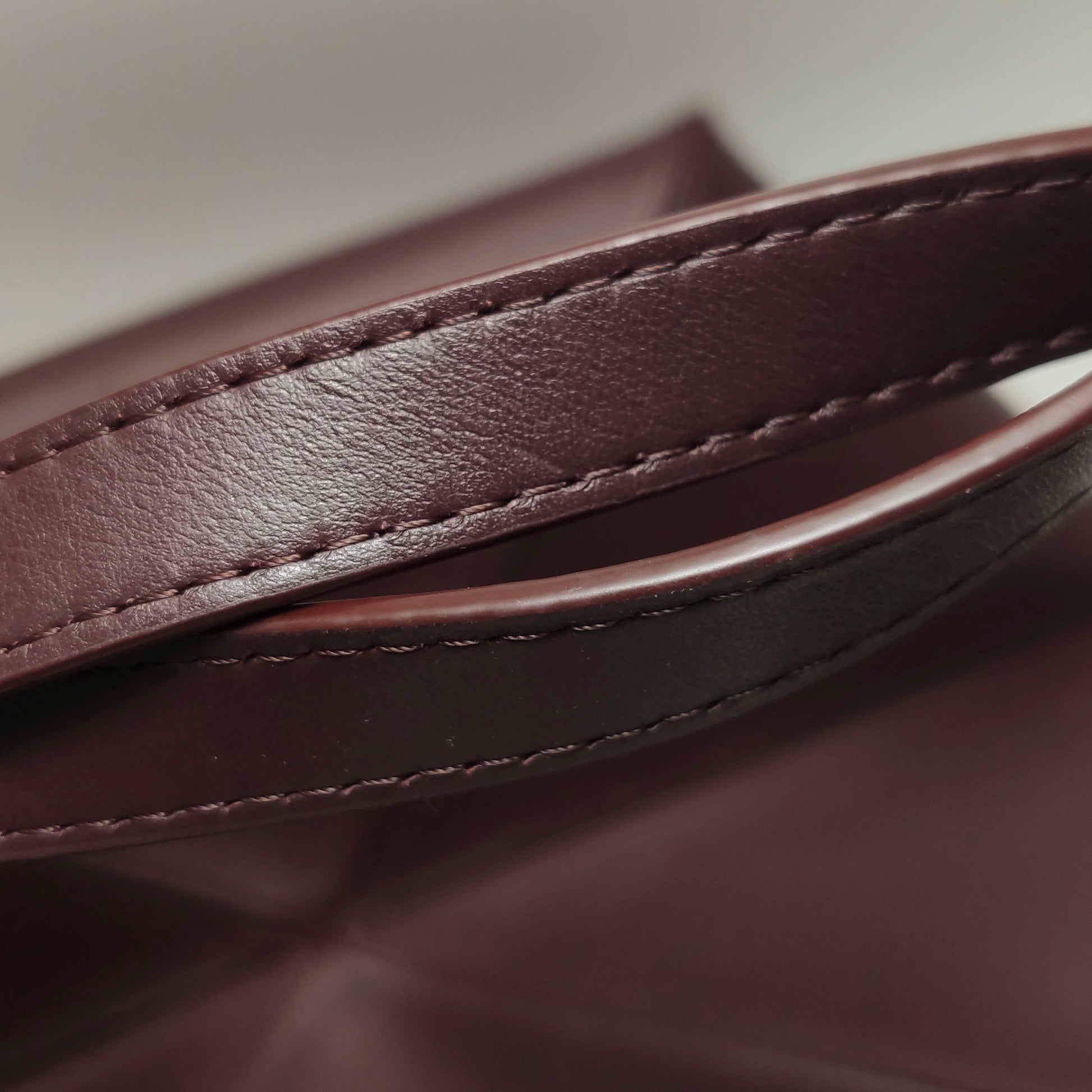 Loewe Puzzle Fold Tote Medium Dark Burgundy