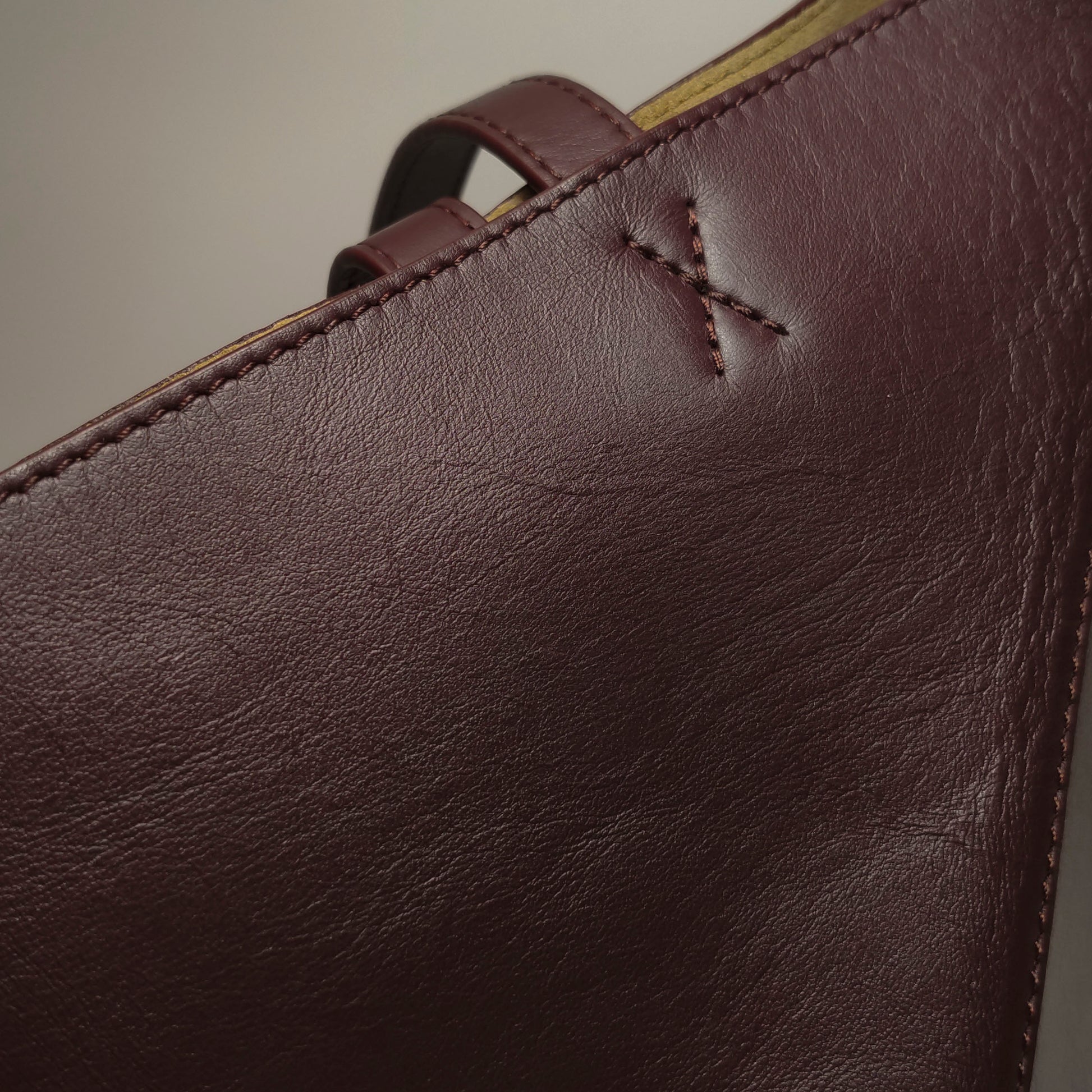 Loewe Puzzle Fold Tote Medium Dark Burgundy