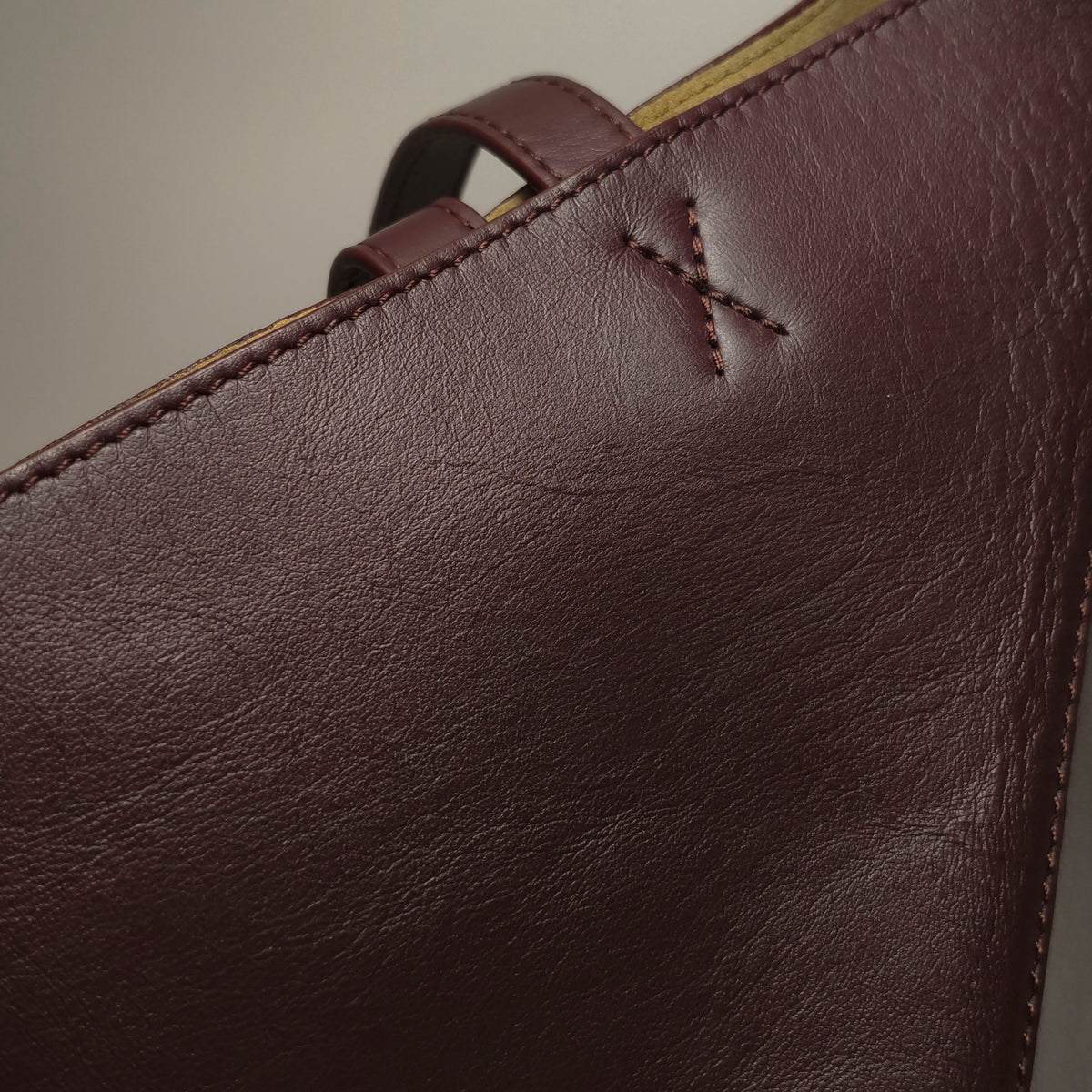 Loewe Puzzle Fold Tote Medium Dark Burgundy