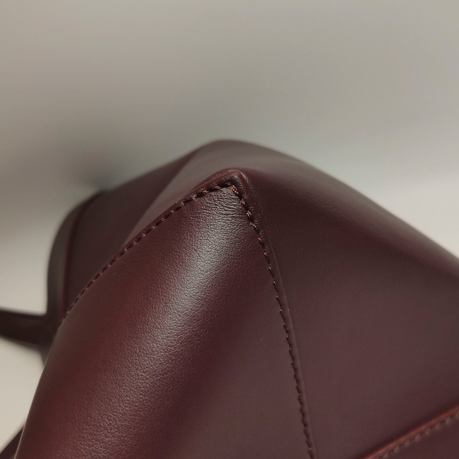 Loewe Puzzle Fold Tote Medium Dark Burgundy