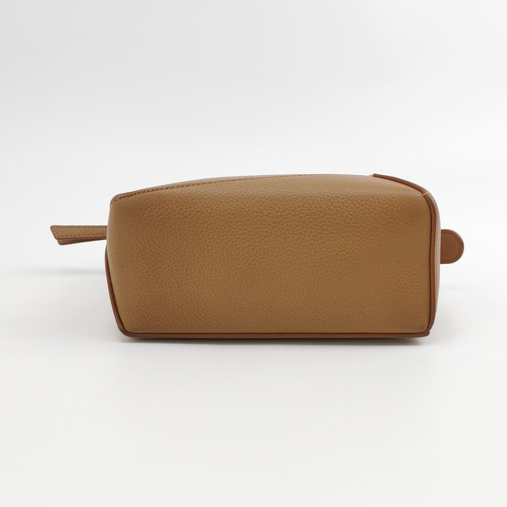 Loewe Puzzle Edge Mini Grained Calfskin Toffee