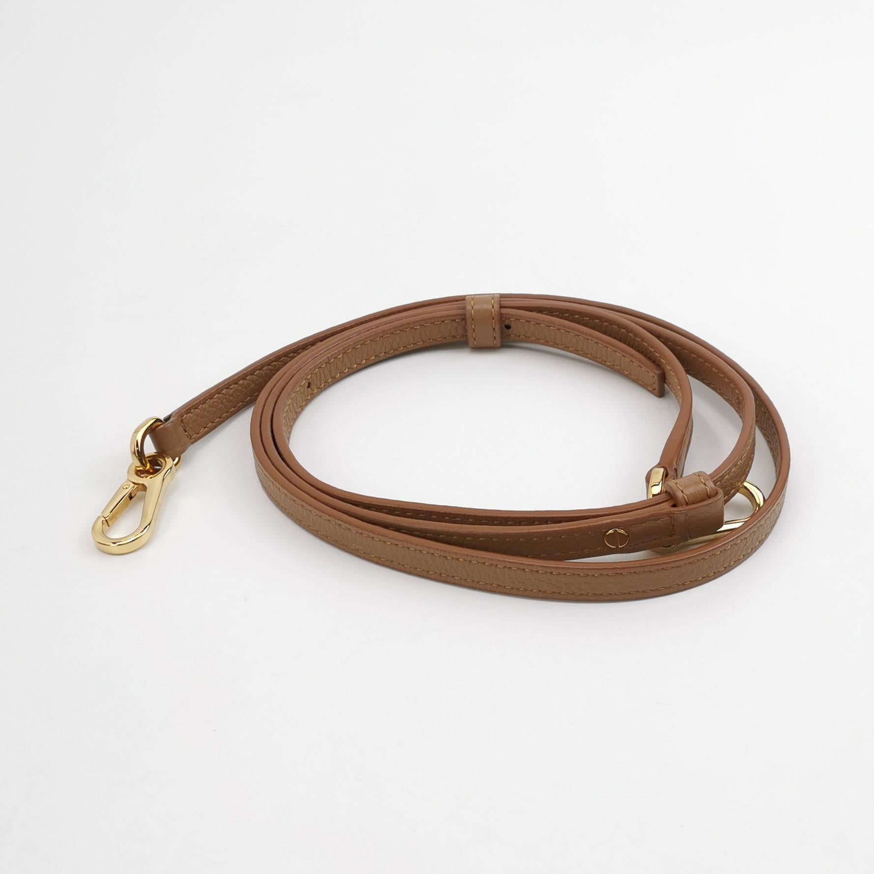Loewe Puzzle Edge Mini Grained Calfskin Toffee