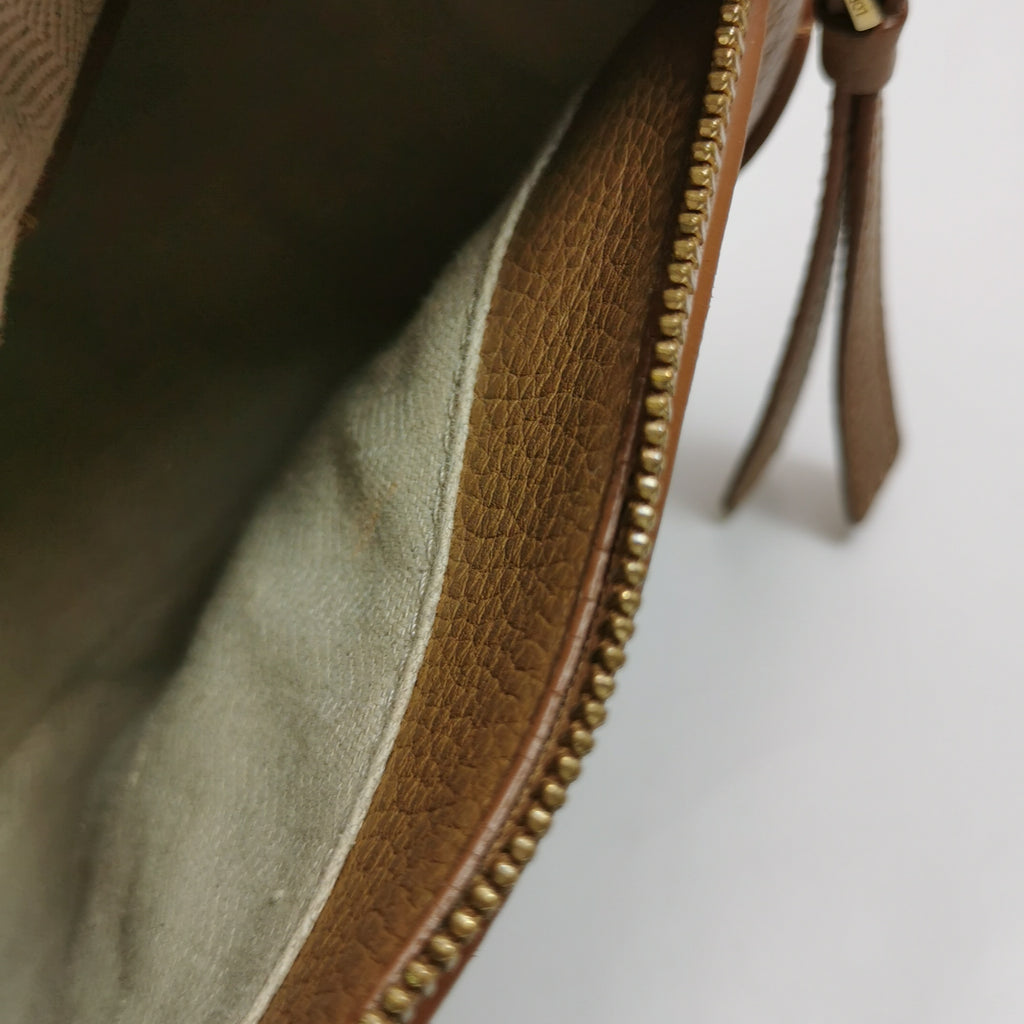 Loewe Puzzle Edge Mini Grained Calfskin Toffee