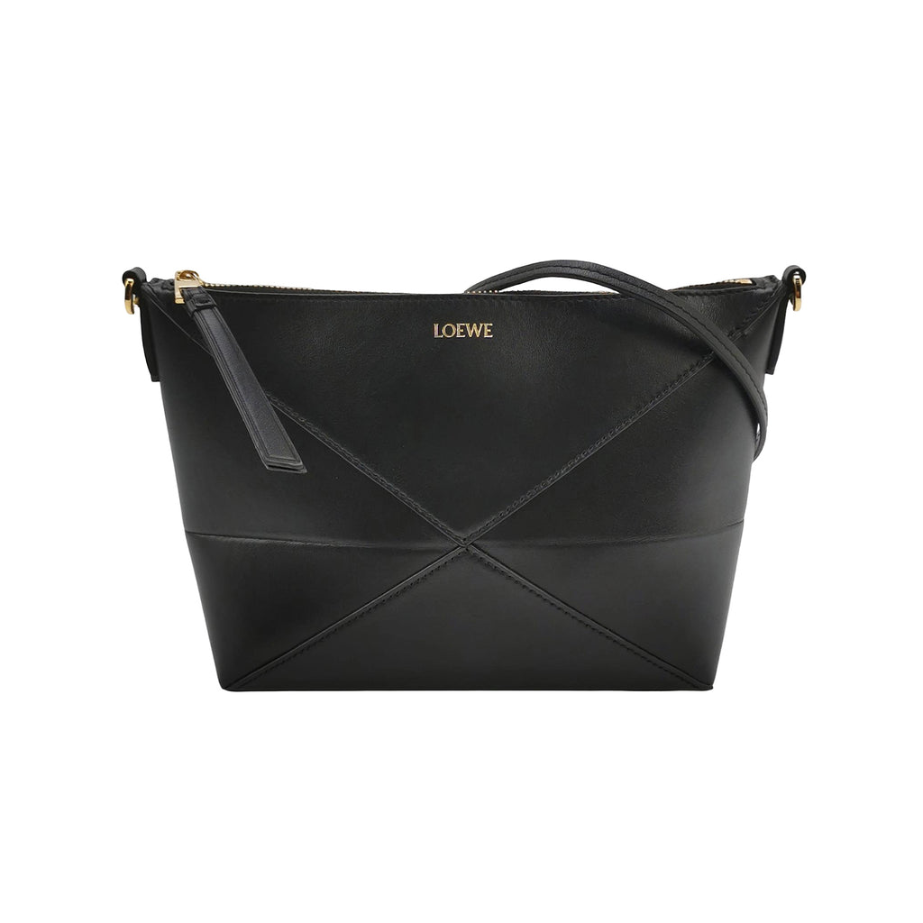 Loewe Puzzle Fold Pouch Shoulder Black