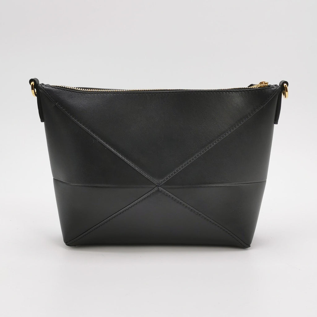 Loewe Puzzle Fold Pouch Shoulder Black