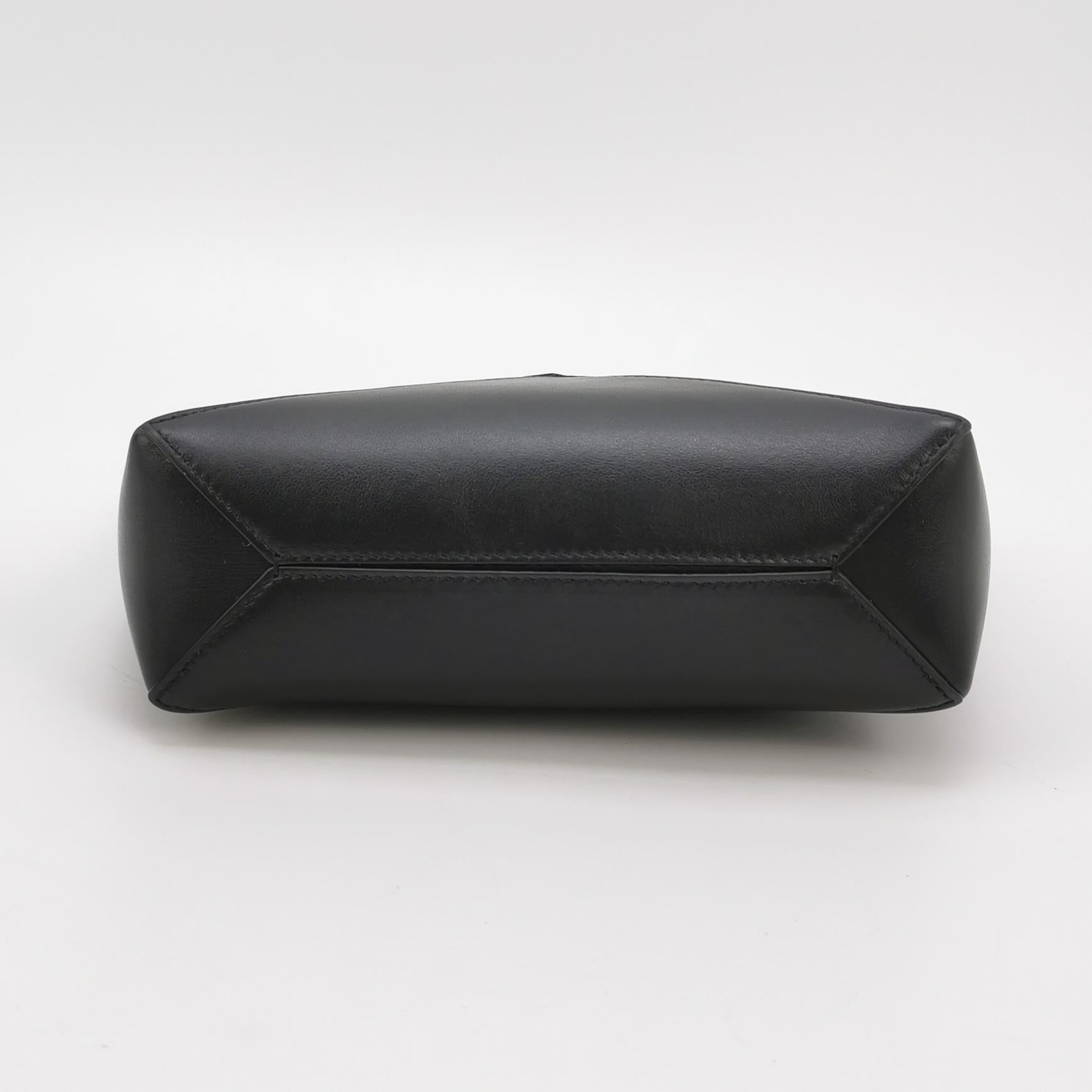 Loewe Puzzle Fold Pouch Shoulder Black