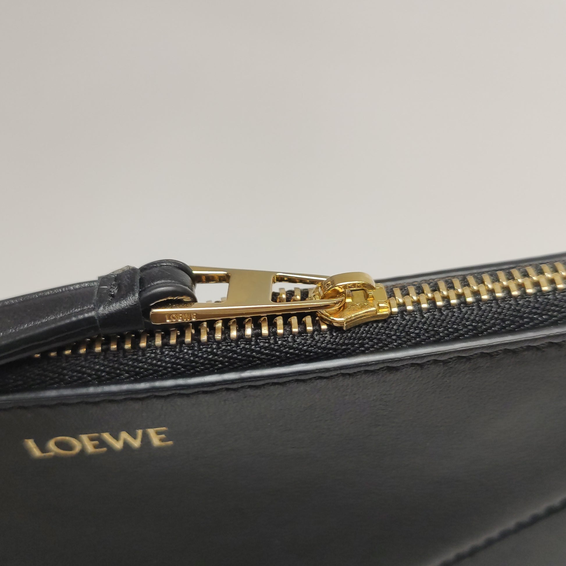 Loewe Puzzle Fold Pouch Shoulder Black
