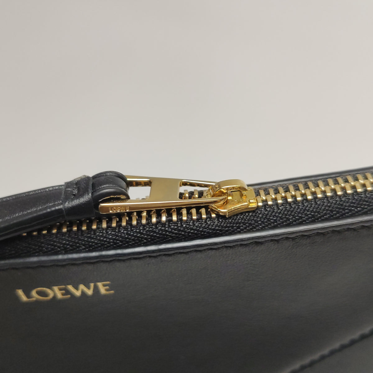 Loewe Puzzle Fold Pouch Shoulder Black