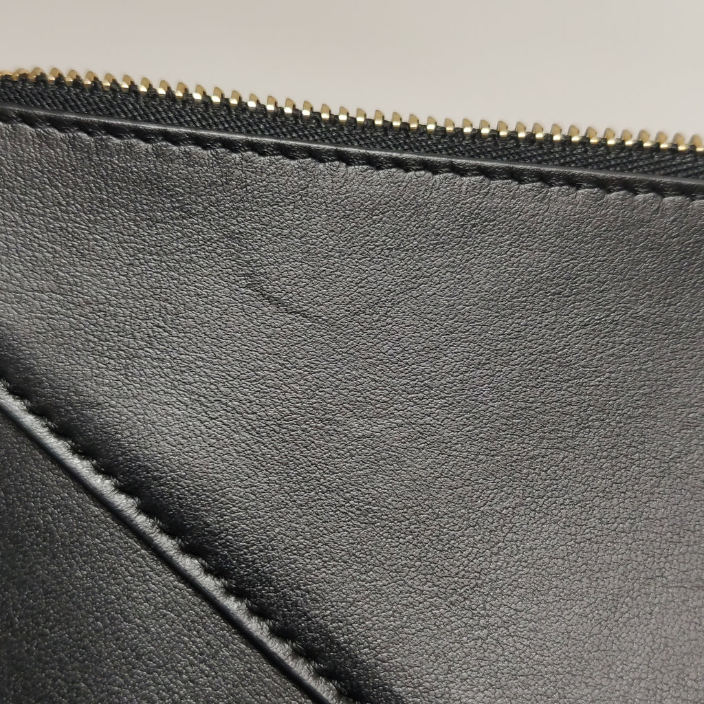 Loewe Puzzle Fold Pouch Shoulder Black