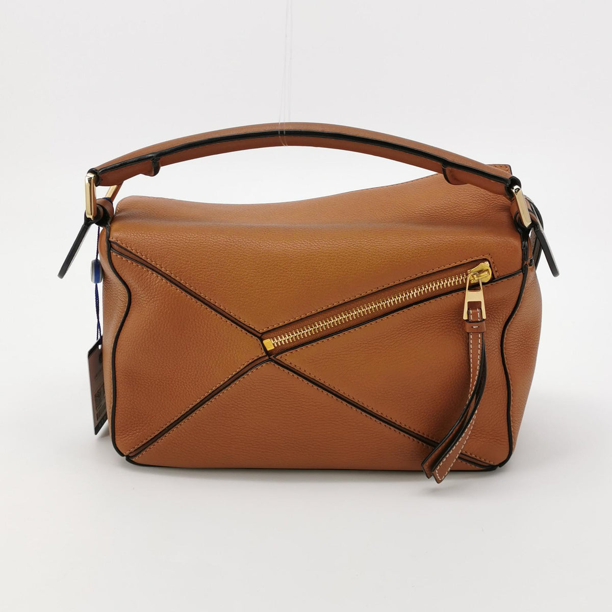 Loewe Puzzle Small Caramel Grained Calfskin