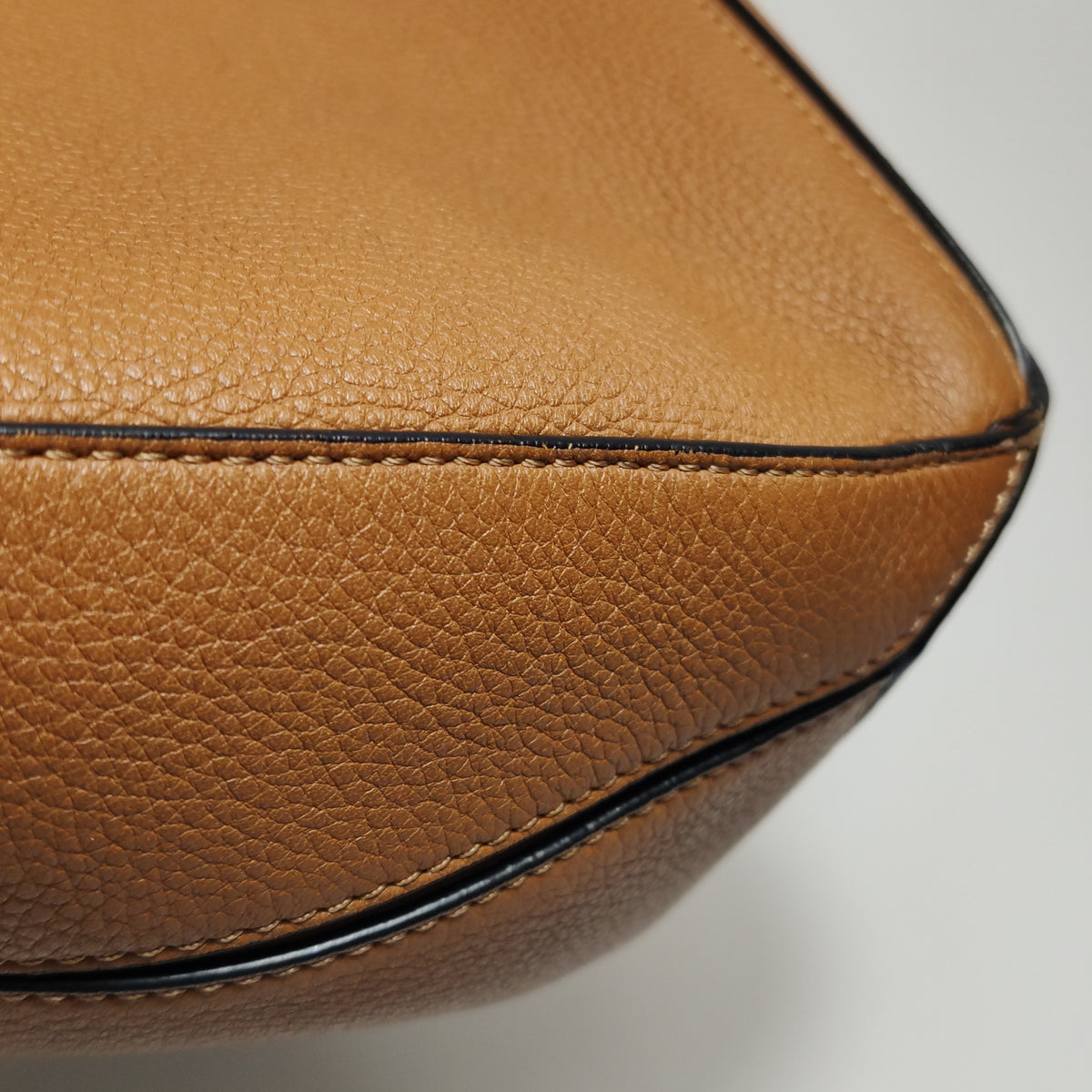 Loewe Puzzle Small Caramel Grained Calfskin