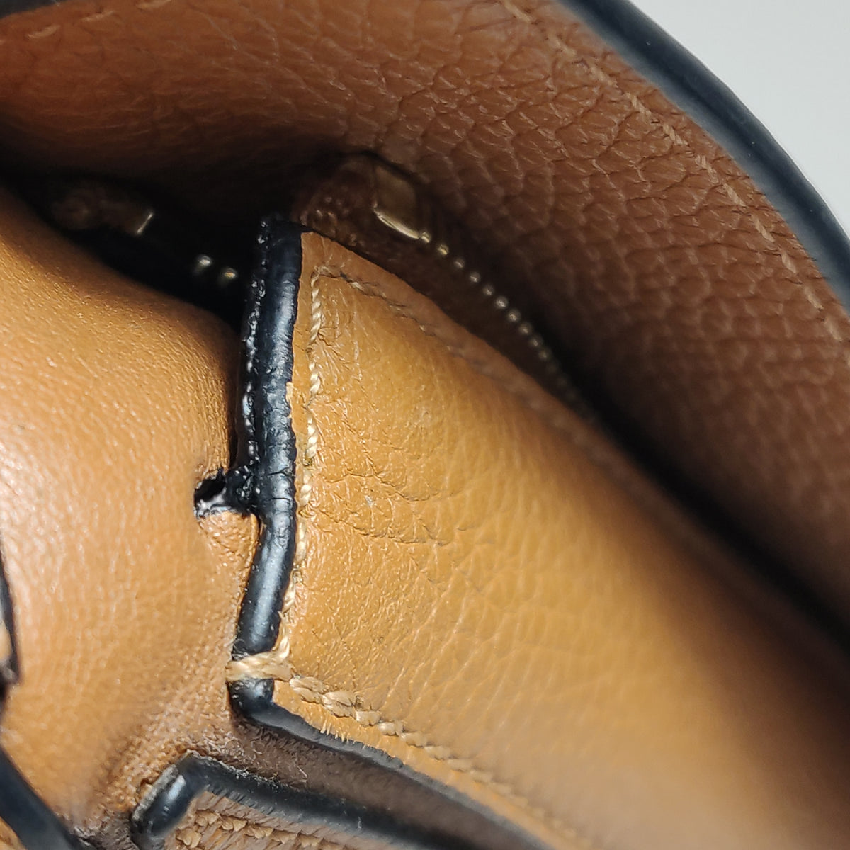 Loewe Puzzle Small Caramel Grained Calfskin