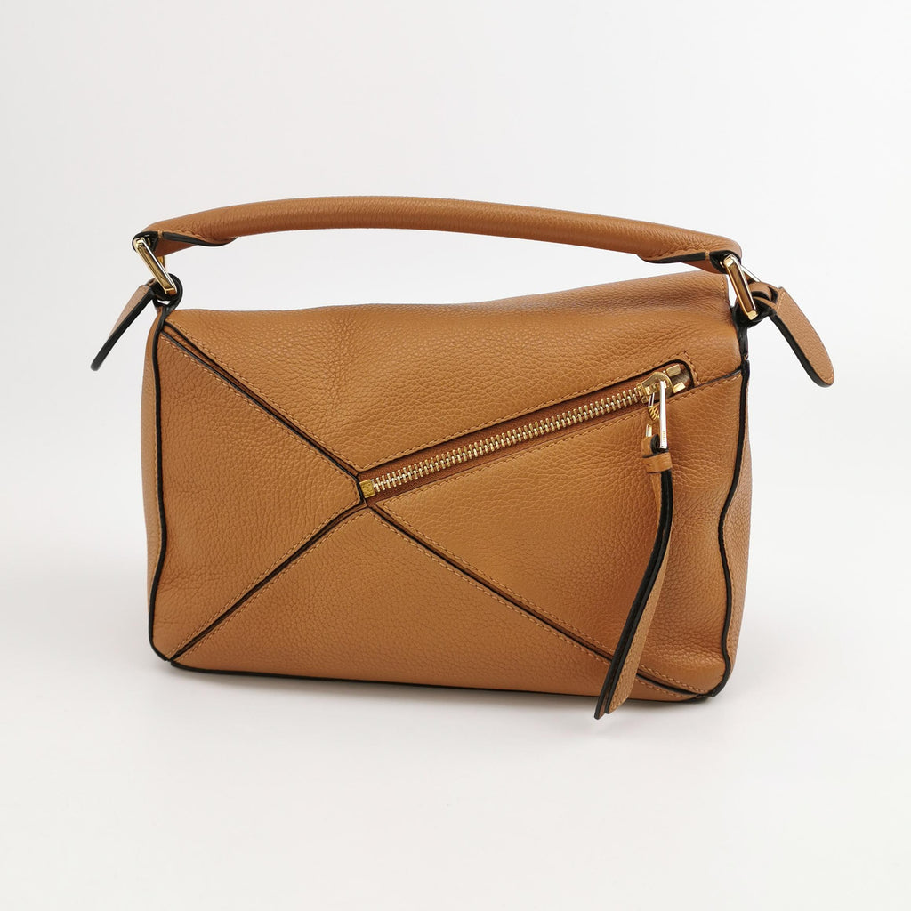 Loewe Puzzle Small Grained Calfskin Jacquard Strap