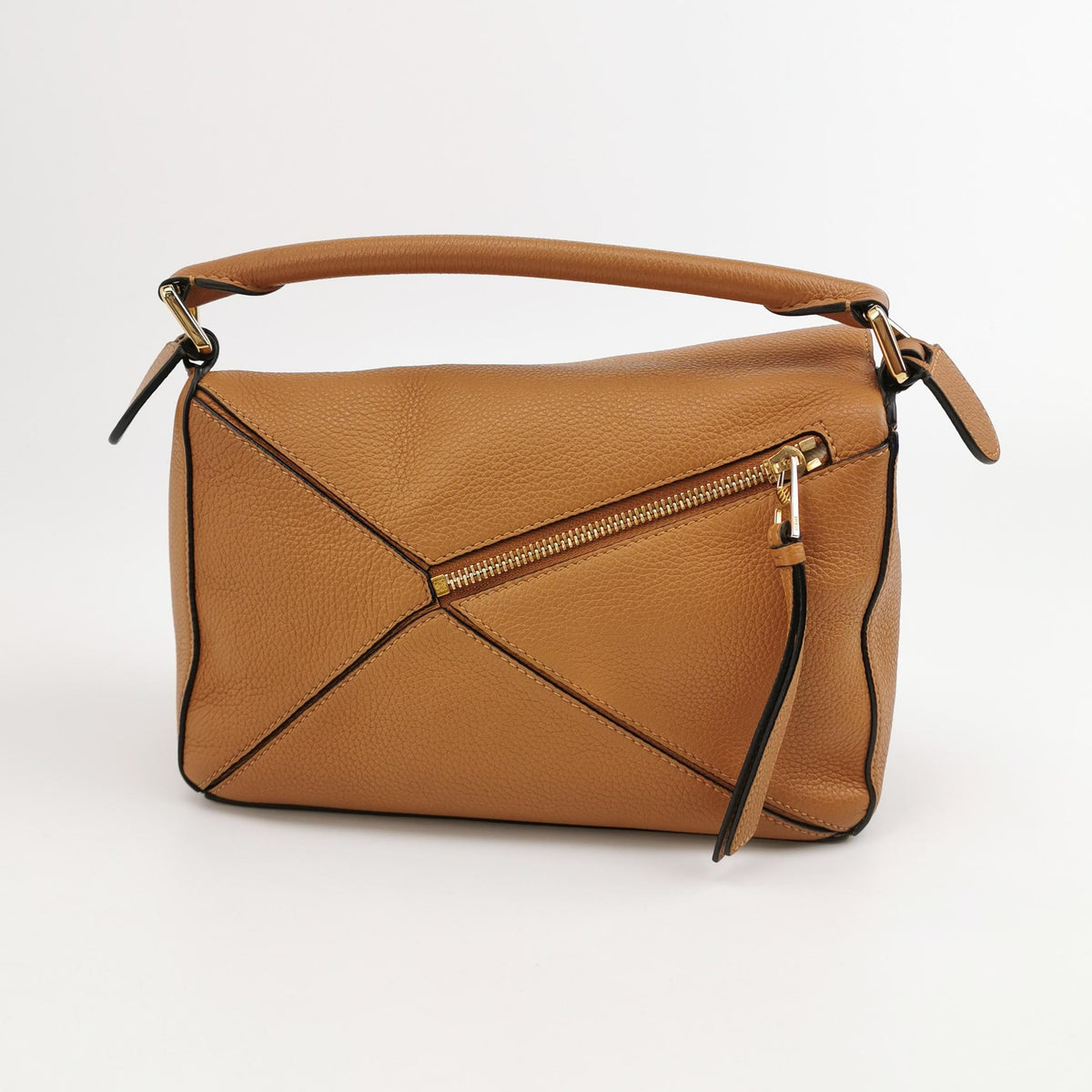 Loewe Puzzle Small Grained Calfskin Jacquard Strap