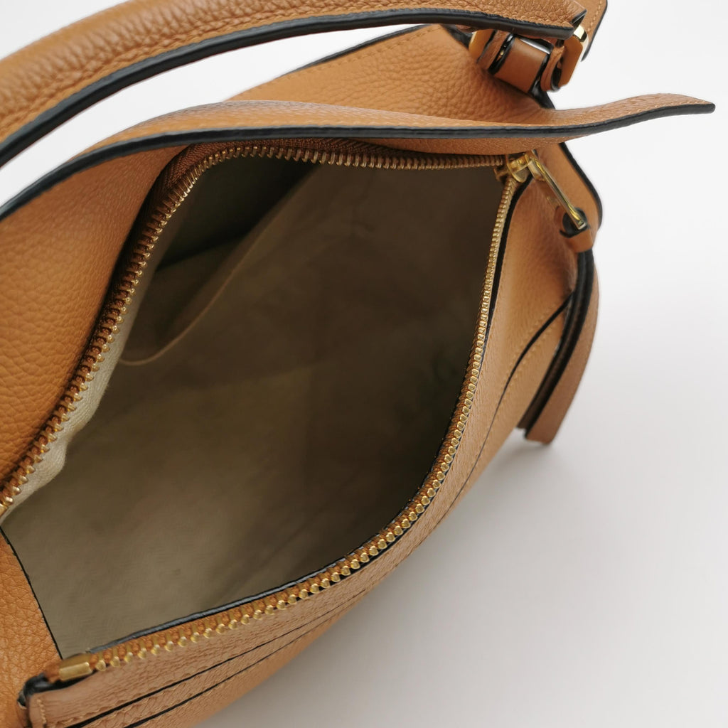 Loewe Puzzle Small Grained Calfskin Jacquard Strap