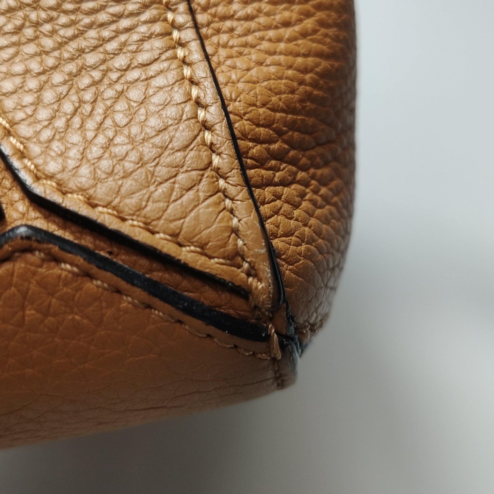 Loewe Puzzle Small Grained Calfskin Jacquard Strap
