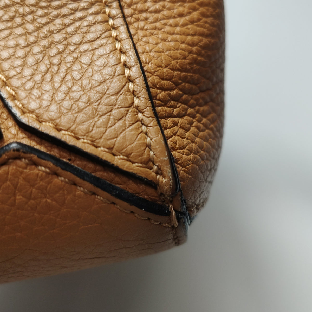 Loewe Puzzle Small Grained Calfskin Jacquard Strap