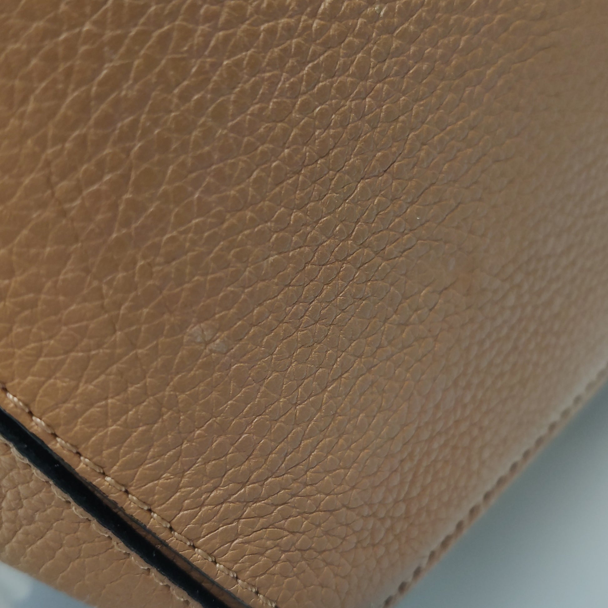 Loewe Puzzle Small Grained Calfskin Jacquard Strap