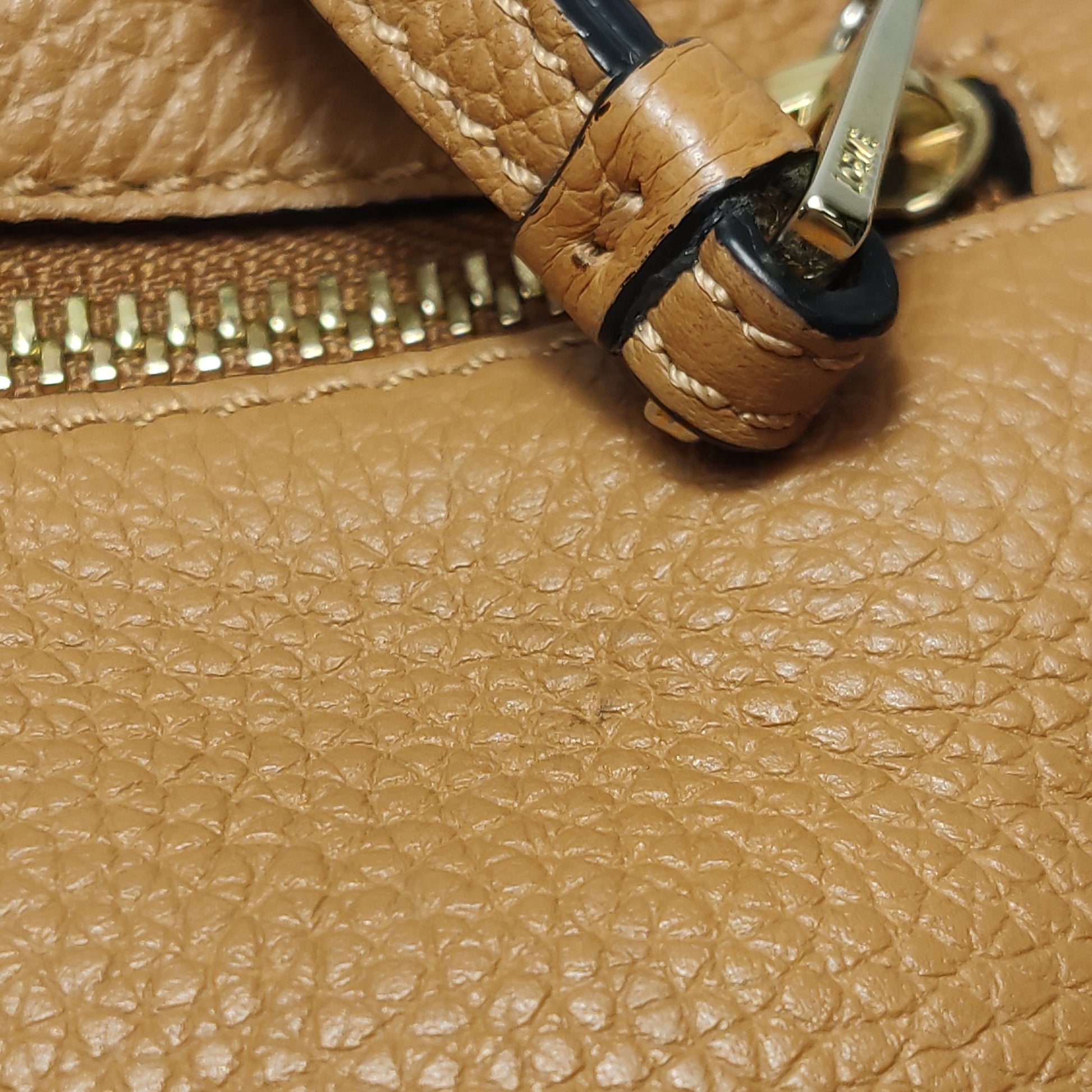 Loewe Puzzle Small Grained Calfskin Jacquard Strap