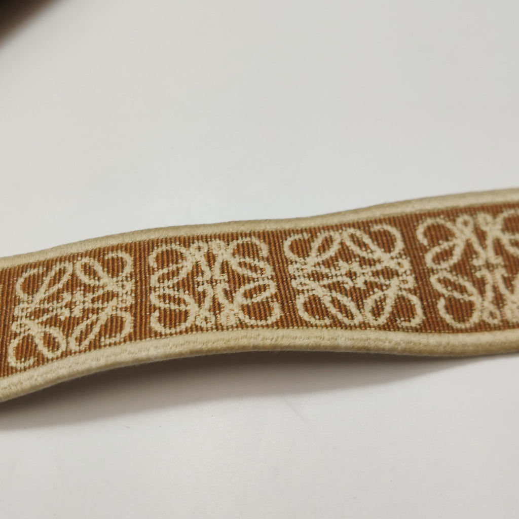 Loewe Puzzle Small Grained Calfskin Jacquard Strap