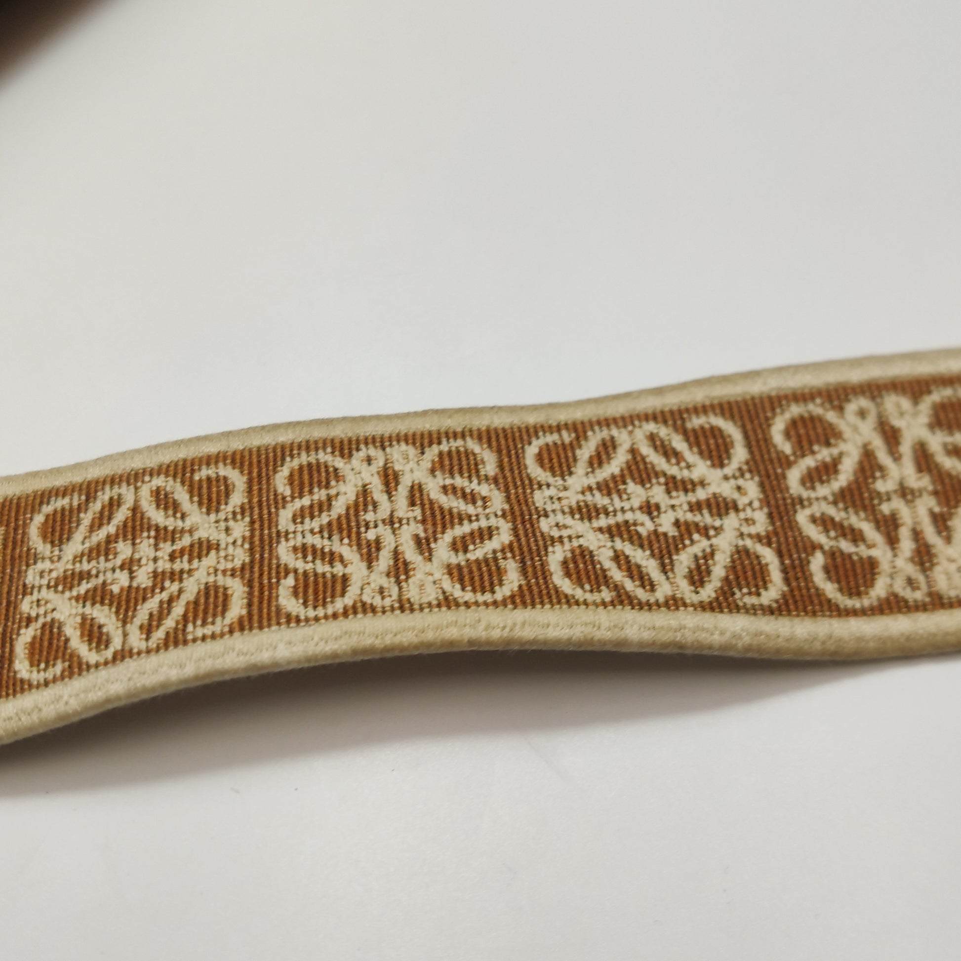 Loewe Puzzle Small Grained Calfskin Jacquard Strap