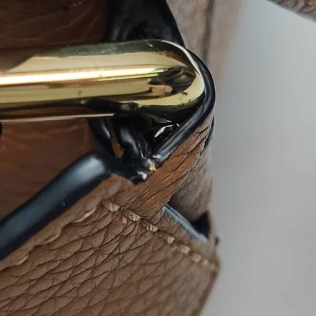 Loewe Puzzle Small Grained Calfskin Jacquard Strap
