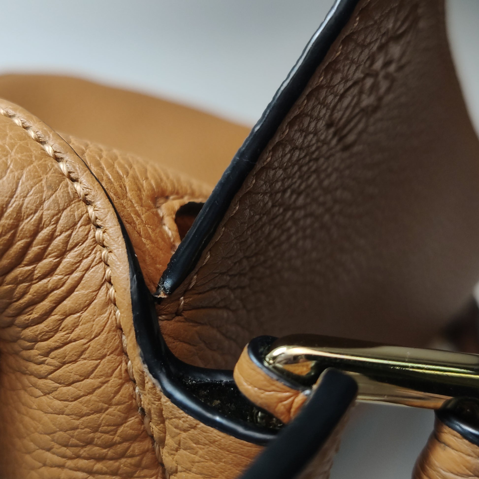 Loewe Puzzle Small Grained Calfskin Jacquard Strap